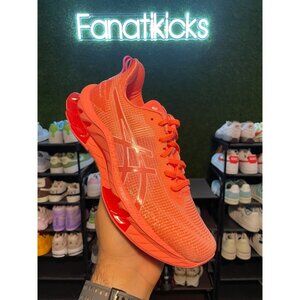 Asics Gel Kinsei Blast LE 2 Womens Size 8.5 Shoes Papaya Orange Running 1012B411